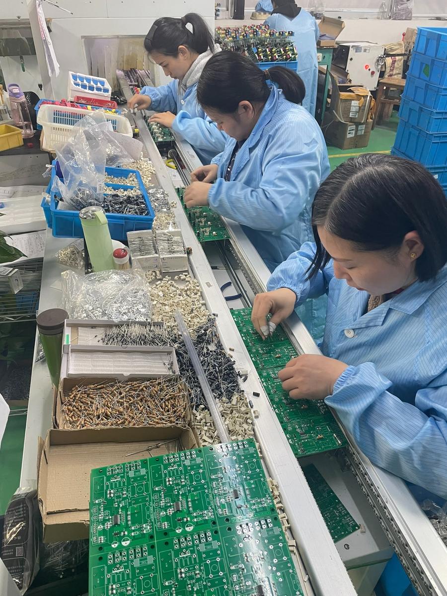 CNC machining area in a modern, organised Chinese factory