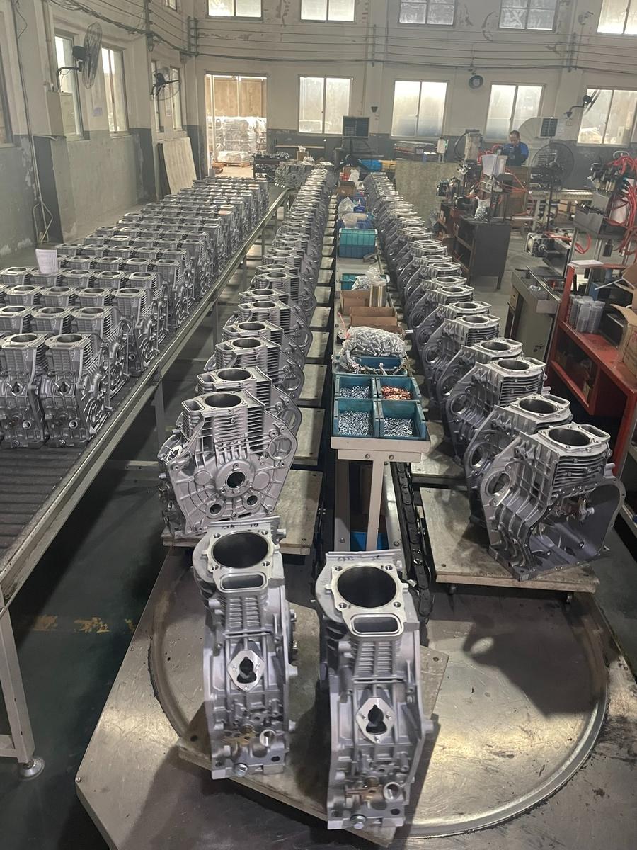 Automated production line in a modern Chinese factory