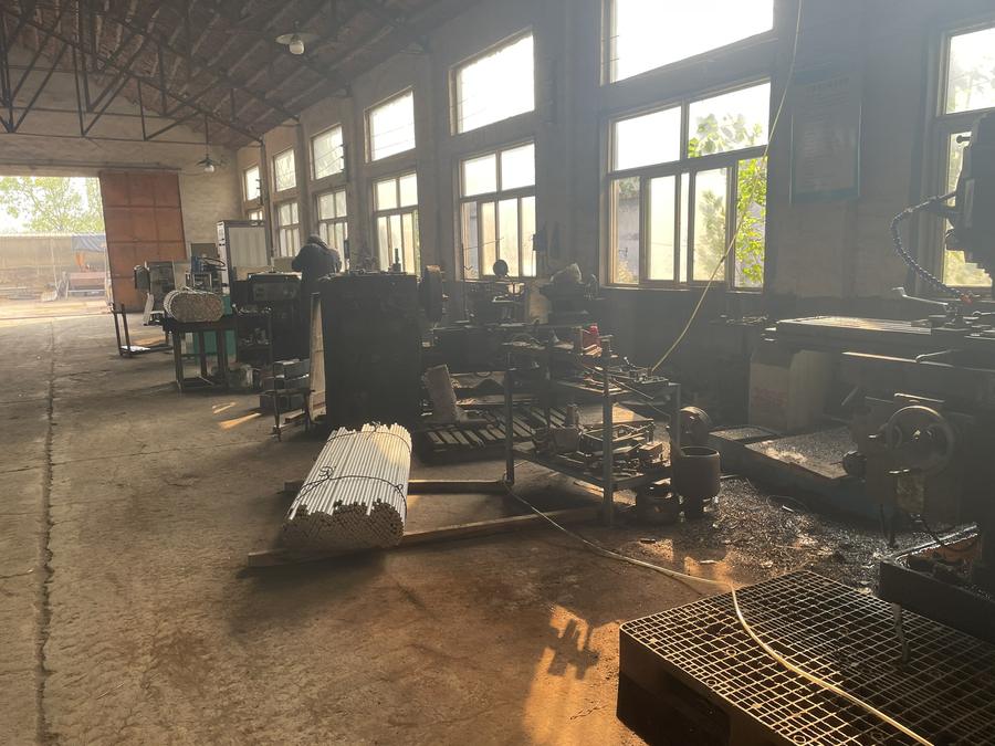 Older machining workshop with manual equipment